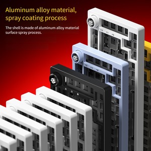 Bộ bàn phím chơi game cơ học LEOBOG Hi75C với núm xoay, khung nhôm, không dây, ba chế độ, cấu trúc hot-swap, đèn nền RGB - Product Image 2