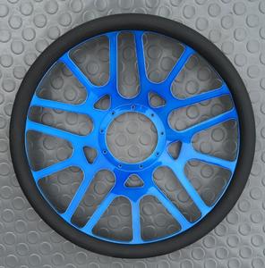 <span class=keywords><strong>Volante</strong></span> forjado de carreras de aluminio plateado <span class=keywords><strong>deportivo</strong></span> PWC personalizado de 14 pulgadas y 15 pulgadas para Chevrolet Cars GMC - Product Image 4