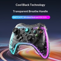 Manette de jeu sans fil 2,4 G BSP S03 avec vibration et retour d'information pour PC, Android, iOS, téléphone et Via