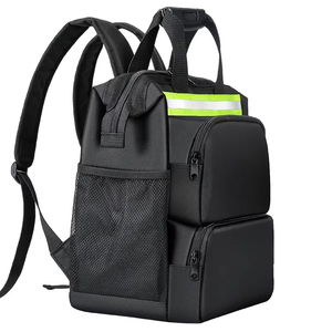 Mochila de Herramientas para Electricista Multifuncional de Gran Capacidad, Cierre de Cremallera Doble en los Hombros, Bolsa de Herramientas Especial - Product Image 2