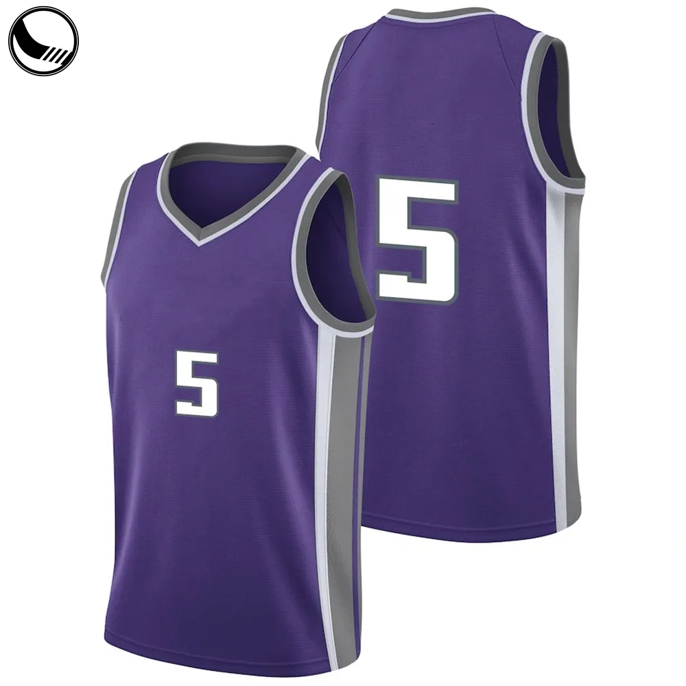 Maglia da basket rossa da allenamento con scollo a V reversibile con Logo per bambini di alta qualità all'ingrosso