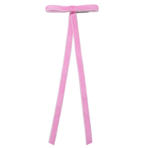 Fiocchi per Capelli Gordon per Bambine, Personalizzati, Larghezza 9 MM, Fiocco in Velluto <span class=keywords><strong>con</strong></span> Lunghe Coda, Clip per Capelli in Velluto per Bambini - Product Image 3