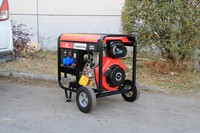 Groupe électrogène diesel ELECPRIME à style ouvert 8kva/10kva/12kva monophasé/triphasé, portable, refroidi par air, 50/60Hz