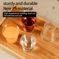 Expédition immédiate : 1000 verres à shot carrés mini transparents en PS jetables de 50 ml pour fêtes et mariages