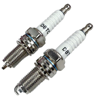 Bougie d'allumage pour moto D8TC, électrode haute performance compatible avec NGK D8EA DPR8EA-9 pour ATV 125cc 150cc 200cc, moto tout-terrain