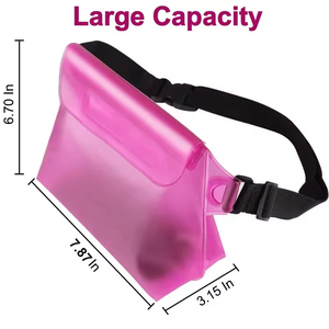 Custom Hot Selling 0.3mm PVC Waterproof Lightweight Folding Storage Outdoor Anti-Splashing Hard Handle <strong>Mobile</strong> Phone <strong>Bag</strong> Pouch - Product Image 2