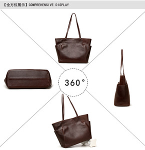 New High Quality Women Messenger Bags for Women Genuine Leather Handbags Crossbody Bags Ladies Shoulder Bags <b>Tote</b> Top-handle - Product Image 3