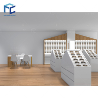 Vitrine à lunettes optiques en bois personnalisée PENBO, service ODM OEM, conception 3D CAD, livraison rapide, option de couleur, taille et logo personnalisés