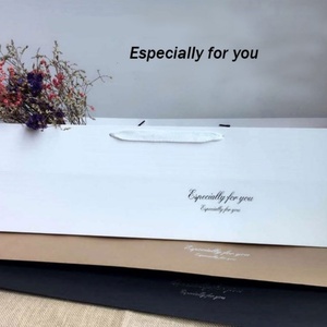 Extended Horizontal Lift Gift Box Paper Bag Mother's Day Rectangular Gift Bag Flower Packing Box Paper Handbag Wholesale - Product Image 6