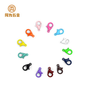 ตะขอโลหะผสมเคลือบสีขนาด 12 มม. สำหรับงานประดับตกแต่งและงานร้อยลูกปัด - Product Image 2