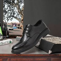 Herren-Lederschuhe im Brogue-Stil Britischer Stil Formelle Business- und Hochzeitsschuhe Atmungsaktive Schnürschuhe für Frühling Büro Alltag Größe 38-44