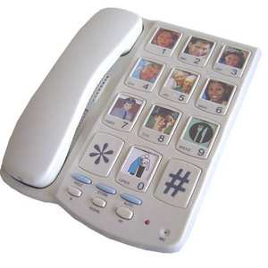 <span class=keywords><strong>Teléfono</strong></span> de botón grande con memoria de foto fija personalizable para personas mayores-Marcación de un toque Botones grandes Amplificar <span class=keywords><strong>por</strong></span> <span class=keywords><strong>teléfono</strong></span> con altavoz de llamada - Product Image 5