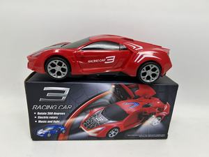 Auto Giocattolo Elettrica con Luci e Musica, Apertura Automatica delle Portiere, Rotazione a 360° °   Giocattolo Rotante con Personaggi dei Cartoni Animati per Bambini - Product Image 5