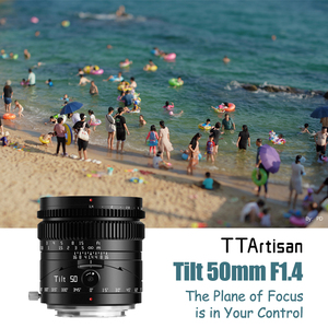 Ttartisan เอียง50มม. F1.4 MF เลนส์กล้องสตูดิโอเต็มกรอบเหมาะสำหรับ SONY E <span class=keywords><strong>Nikon</strong></span> <span class=keywords><strong>Z</strong></span> Fujifilm XF M43 L-mount - Product Image 4