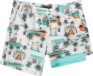 Séchage rapide garçons Polyester décontracté imprimé maillot <span class=keywords><strong>de</strong></span> <span class=keywords><strong>bain</strong></span> <span class=keywords><strong>Boxer</strong></span> bref doublure Stretch Board Shorts maillot <span class=keywords><strong>de</strong></span> <span class=keywords><strong>bain</strong></span> pour tout-petits plage - Product Image 4