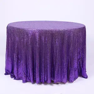 Wedding Table Covers Tablecloth China Hot Sale Wholesale Cheap Wedding Banquet Round Sequin Table Cover Tablecloths