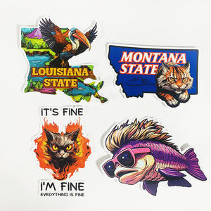 Fabrication d'étiquette adhésive Logo Design UV Proof Die Cut Sticker Printing Waterproof PVC Vinyl Custom Stickers - Product Image 3