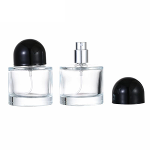 Wholesale Custom Logo <b>30ml</b> 50ml 100ml Round Fancy Empty Clear Glass <b>Perfume</b> <b>Bottle</b> Screw Cap Custom Heat Transfer Printing - Product Image 3