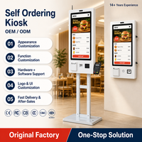 Kiosque de commande automatique pour restaurants professionnels, déploiement à l'échelle de la chaîne, gestion centralisée du menu et compatibilité TPV multi-sites