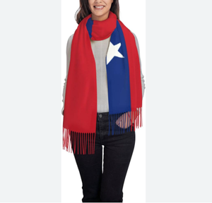 Bufanda de Invierno para Mujer con <span class=keywords><strong>la</strong></span> Bandera de Paraguay, Bufanda de Pashmina Suave y Cálida con Flecos - Product Image 5