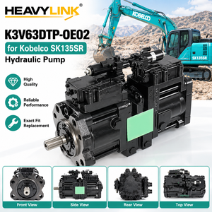 Pompe hydraulique K3V63DTP-OE02, ensemble de pompe à engrenages hydraulique pour excavatrice Kobelco SK135SR, pièce de machine de construction - Product Image 1