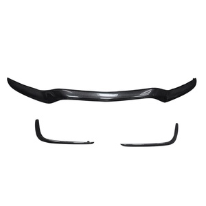 2015+ Mercedes W205 C63 AMG Carbon Fiber Front Bumper Lip <b>Splitter</b> Fins New Condition Replacement Part - Product Image 1