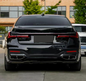 Kit de carrosserie de conversion pour <span class=keywords><strong>BMW</strong></span> Série 7 G11 G12 2016-2019, mise à niveau vers le modèle <span class=keywords><strong>2020</strong></span> avec calandre, feux, capot, ailes et jupes latérales, transformation de l'ancien au nouveau - Product Image 2