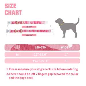 Collares de perro de camuflaje Rosa ajustables suaves de nailon de primera calidad <span class=keywords><strong>Collar</strong></span> de perro táctico resistente impermeable reflectante con soporte Airtag - Product Image 4