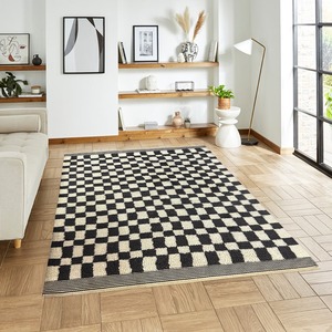 Tapis d'échecs moderne Offre Spéciale tissé à la main avec un design audacieux pour des thèmes minimalistes ou rustiques disponibles au prix d'usine - Product Image 1