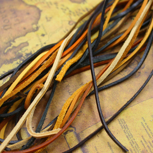 Bahan Kerajinan Tangan DIY Deepeel CD008 Tali Kulit Sapi Lapis Pertama untuk Kalung dan Sabuk, Tali Kulit Asli - Product Image 5