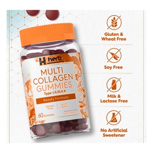 Suplemento de Fórmula de Belleza con Complejo Multicolágeno de Marca Privada OEM/ODM, Gomitas de Péptidos de Colágeno con Sabor a Bayas Mixtas - Product Image 4