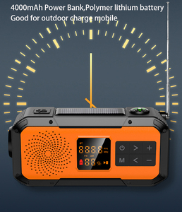 Récepteur Kayinow Radio AM FM Haut-parleur sans fil Bluetooth Radio portable étanche pour vélo/<span class=keywords><strong>moto</strong></span>/extérieur - Product Image 4