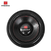 Haut-parleur de basses de voiture premium HYANKA BSX-15-2 de 15 pouces, 2000 W RMS, panier en aluminium estampé pour subwoofer audio automobile
