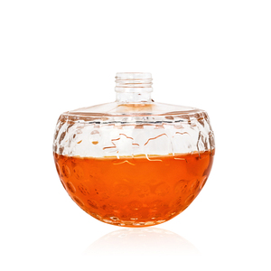 Usine 500ml pomme forme bouteille d'alcool personnalisé clair vide Brandy whisky rhum Gin boisson vin verre bouteilles d'alcool - Product Image 1