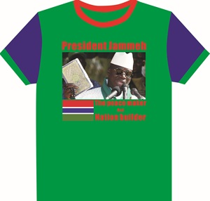 Tùy chỉnh in ấn đầy đủ thăng hoa Polyester cotton cảm thấy Chiến Dịch Bầu Cử t Áo sơ mi - Product Image 2