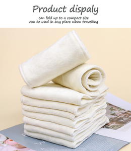 100% thấm nước tự nhiên tre Terry tã chèn có thể giặt hữu cơ tre tã tã đôi tăng cường mềm in - Product Image 2