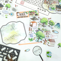 Kit d'autocollants PET OEM personnalisés 3D Kawaii pour scènes miniatures DIY : Maison de poupée, Café, Épicerie