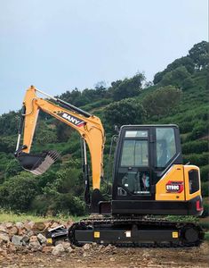 รถขุดขนาดเล็ก SY60C 6 ตัน แบบ Zero Tail Swing ประสิทธิภาพสูง ราคาโรงงานสุดคุ้ม แข็งแกร่ง เชื่อถือได้ เหมาะสำหรับพื้นที่แคบ - Product Image 1