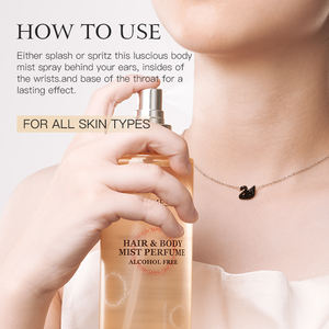 KORMESIC Marque Blanche Personnalisée OEM Vente en Gros 290ml Brume Corporelle Spray <span class=keywords><strong>Cheveux</strong></span> et Corps Longue Durée - Product Image 6