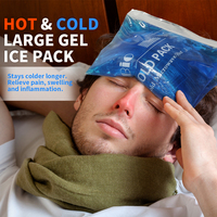 Pack de gel glacé personnalisé PE Packs de gel pour compresse froide Packs de refroidissement à la glace Pack de gel pour froid chaud
