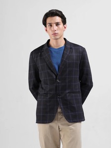 Veste blazer à carreaux décontractée pour homme avec un design moderne et ajusté pour le travail au bureau, les réunions décontractées et la mode quotidienne - Product Image 5