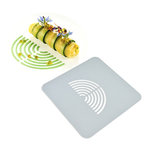 UNIMOULD Moule en silicone réutilisable de qualité alimentaire à motif vague arc-en-ciel pour la décoration de gâteaux, la cuisine moléculaire et la pâtisserie - Product Image 2