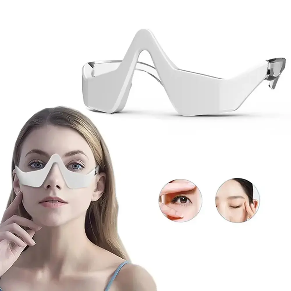 IFINE Beauty 3D usable antienvejecimiento LED EMS Micro corriente eléctrica instrumento de masaje de ojos terapia de luz roja debajo de la masa ocular