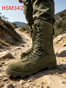 Botas <span class=keywords><strong>de</strong></span> Combate LXG para Montaña, con Suela <span class=keywords><strong>de</strong></span> EVA+Goma para Alivio <span class=keywords><strong>de</strong></span> Presión, Botas Multiusos con Cremallera Lateral en Venta HSM186 - Product Image 4