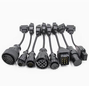 ชุดสายเคเบิลสำหรับรถบรรทุก 8 ชิ้น สำหรับอะแดปเตอร์วินิจฉัย TCS PRO OBD2 สายเชื่อมต่อสำหรับงานหนัก - Product Image 6
