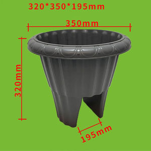 <span class=keywords><strong>Grande</strong></span> jardinière <span class=keywords><strong>rectangulaire</strong></span> de jardin de balcon de style d'équitation de pot de fleurs en plastique de résine pour la conception à la maison de plantation - Product Image 3