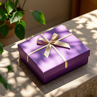 Boîte cadeau rigide personnalisée boîte cadeau en papier boîtes à bijoux d'emballage boîte cadeau rose de luxe pour mariage