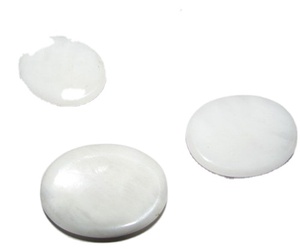 Compre piedras de preocupación de ágata blanca curativa Piedra preciosa curativa Feng Shui - Product Image 1