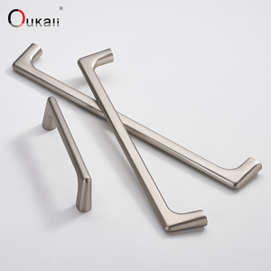 Maniglie per Mobili Oukali Personalizzate in Lega di Zinco, Design Moderno <span class=keywords><strong>Oro</strong></span> Opaco e Nero, per Cassetti, Armadi e Comò - Product Image 4