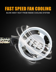 โรงงานราคารถ LED ไฟหน้าหลอดไฟ H1 <span class=keywords><strong>H3</strong></span> H7 H8 H9 H10 H11 9005 9006 H13 H4 72W 7200lm COB LED ไฟหน้าอัตโนมัติ - Product Image 5